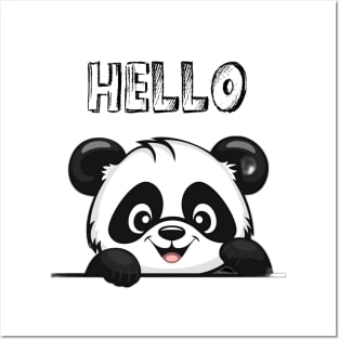 Hello Panda Gear Posters and Art